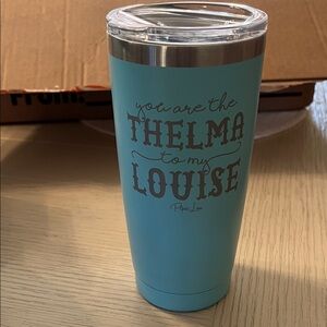 Blue Tumbler with Lid